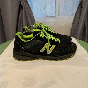 New Balance 990 V5 Made In USA Black/Lime M990BY5 Men's Size 9.5D “Black Neon”